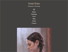 Tablet Screenshot of justinkunz.com